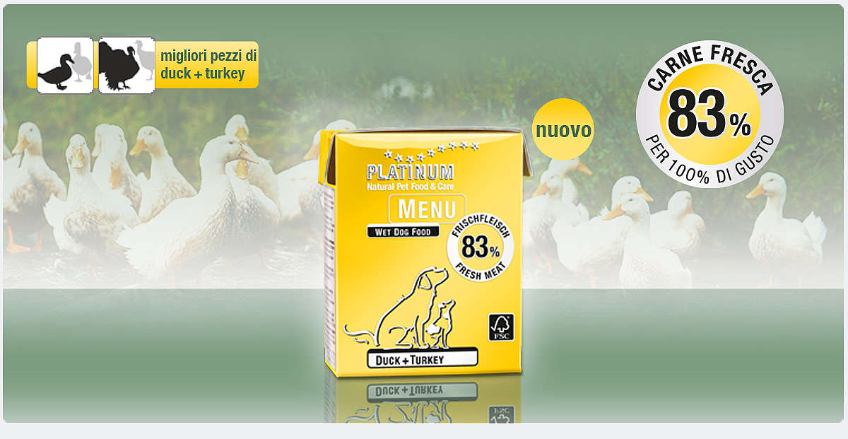 Menu Duck+Turkey